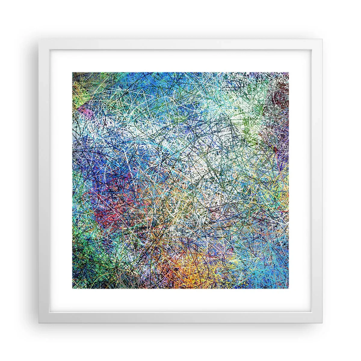 Plakát v bílém rámu - To není tak jednoduché - 40x40 cm