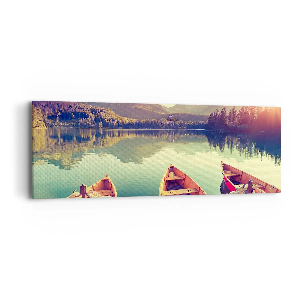 Obraz na plátně - Žít podle jejich zákonů - 90x30 cm