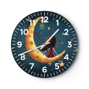 Nástěnné hodiny - Kdysi dávno… - 40x40 cm