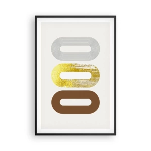 Plakát v černém rámu - Ooo! - 61x91 cm