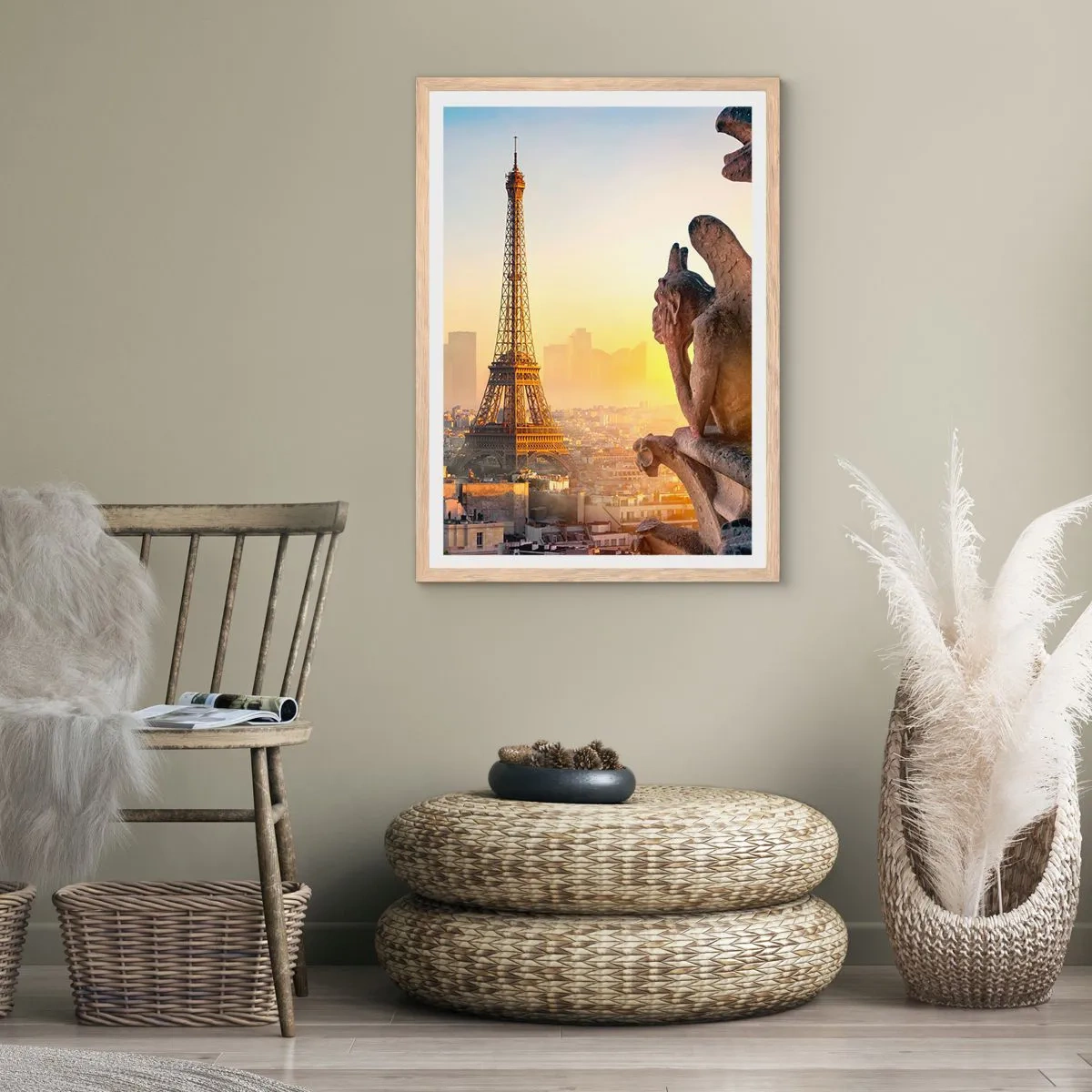 Plakát v rámu světlý dub - Hodně se změnilo… - 40x50 cm