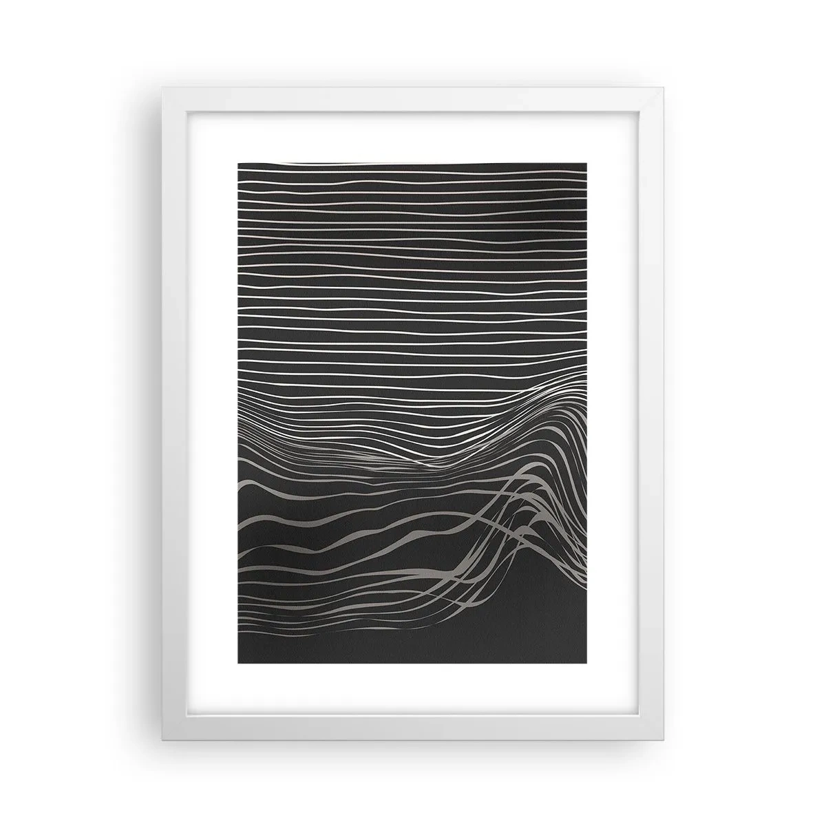 Plakát v bílém rámu - Rytmus a přízvuk - 30x40 cm