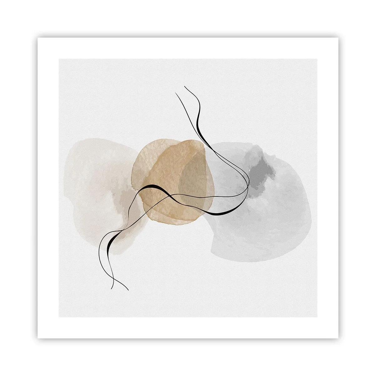Plakát - Vzdušné korálky - 50x50 cm