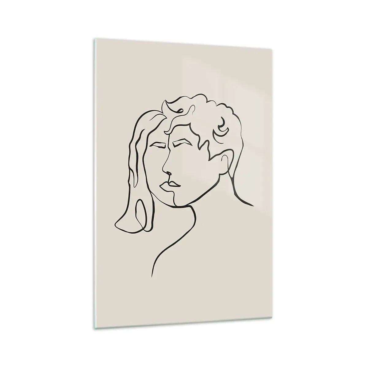 Obraz na skle - A byla jednota - 70x100 cm