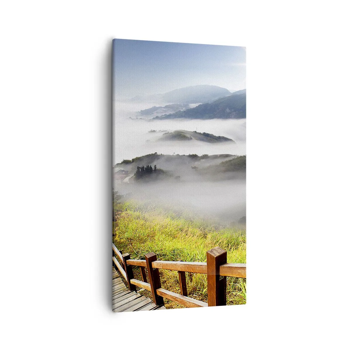 Obraz na plátně - Utkané ze záře a mlhy - 55x100 cm