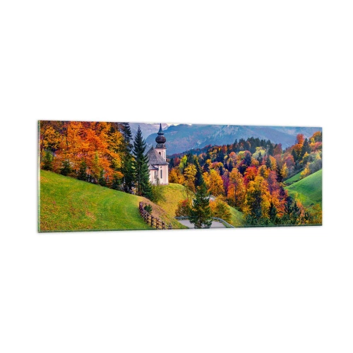 Obraz na skle - Naprosto ideální krajina - 90x30 cm