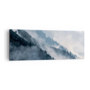 Obraz na plátně - Horská mystika - 140x50 cm