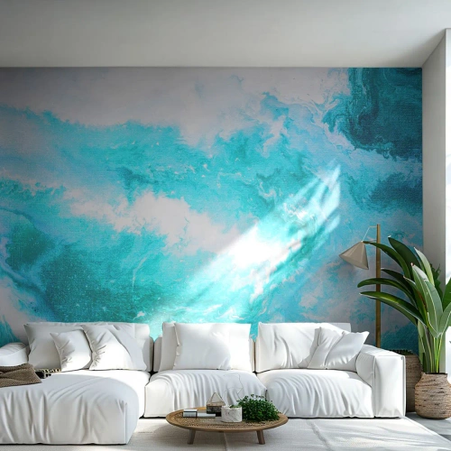 Fototapeta Premium Canvas - V jádru živlu - Abstrakce, Kus, Moderní vzor - 400x280 cm