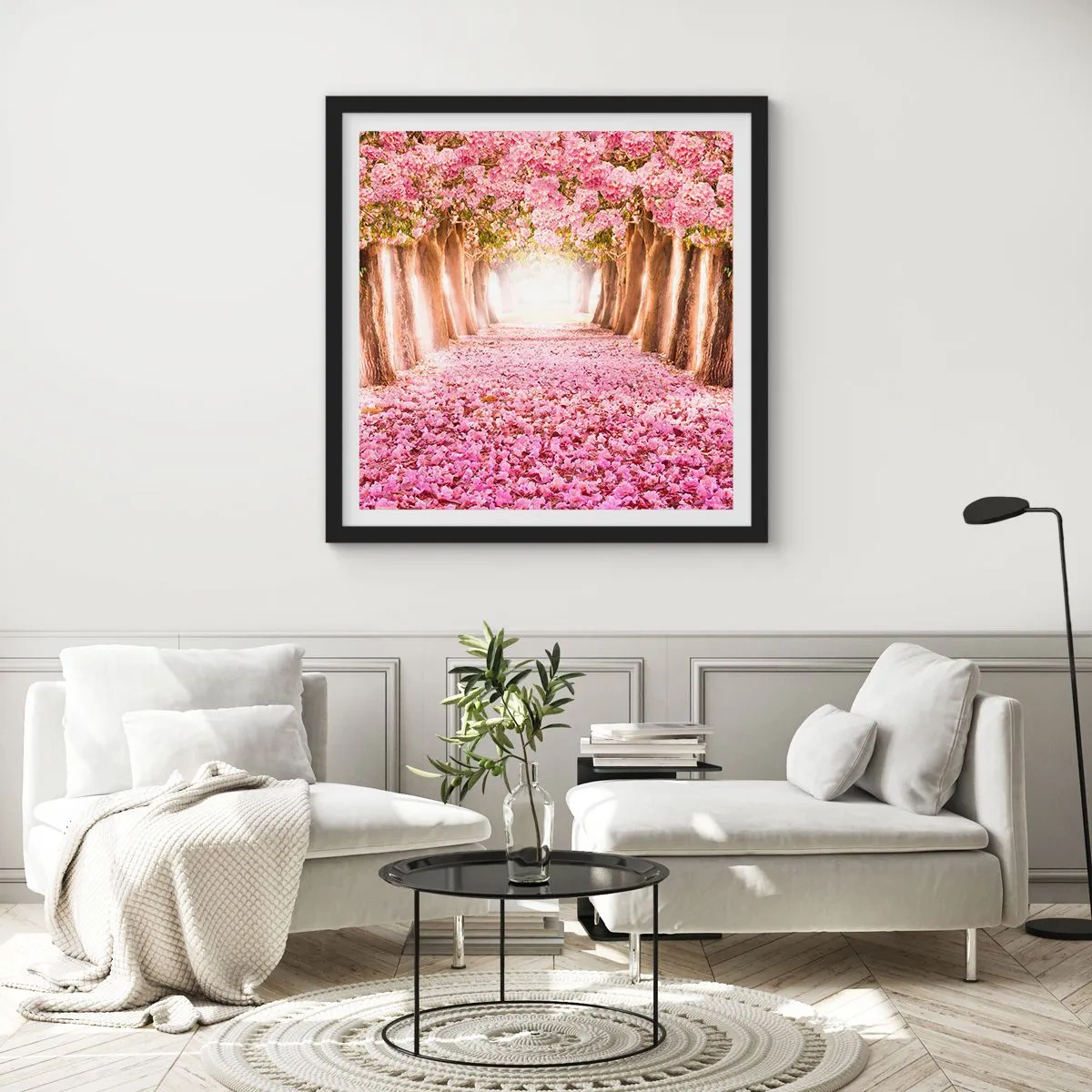 Plakát v černém rámu - Cesta do ráje - 60x60 cm