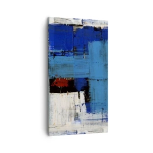 Obraz na plátně - Tajemství modré - 45x80 cm