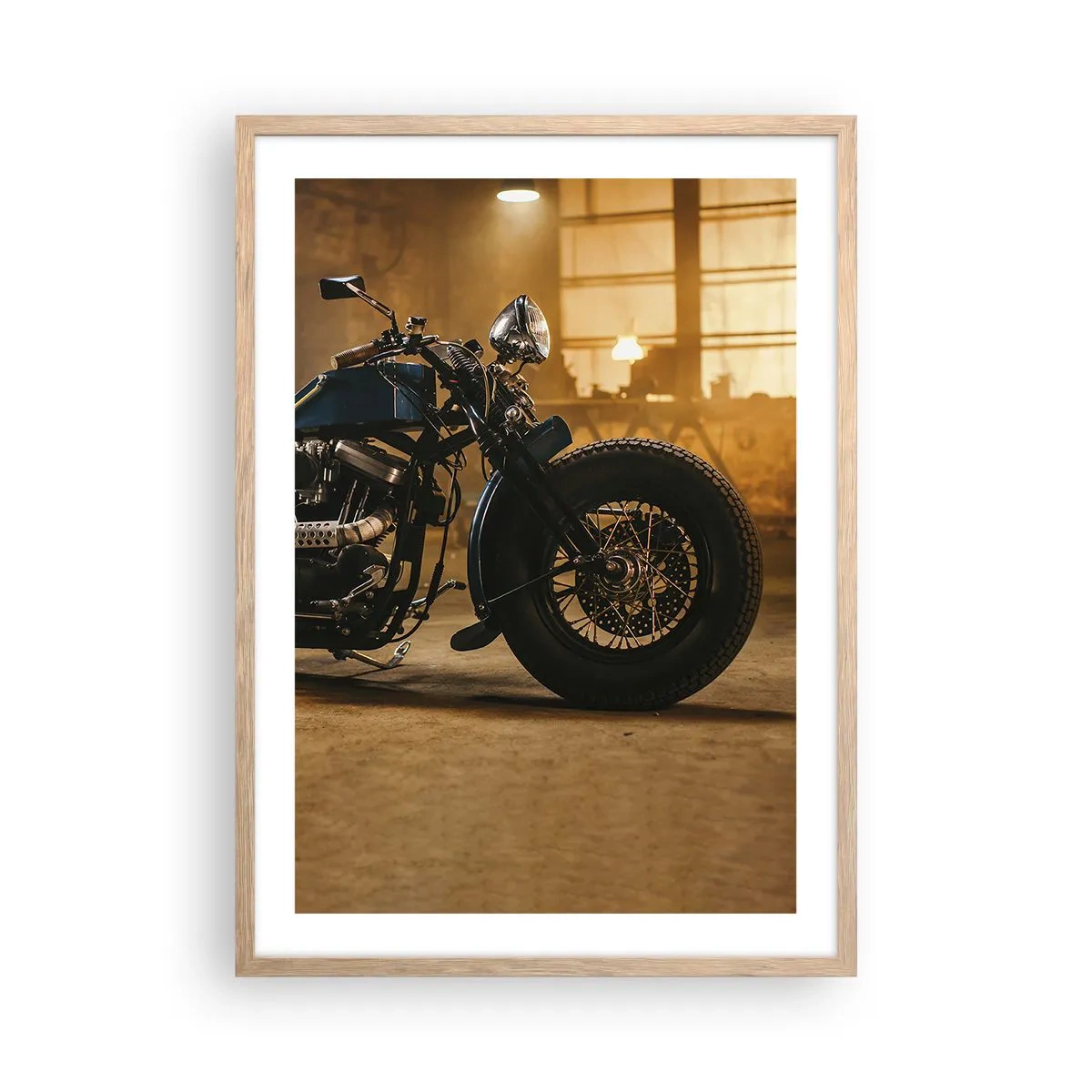 Plakát v rámu světlý dub - Mohu všechno - 50x70 cm