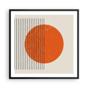 Plakát v černém rámu - Vždy slunce - 60x60 cm