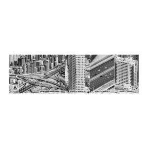 Vzor Fototapety Premium Canvas - Dubaj – nemožné město - Město, Architektura, Metropole - 100x30 cm