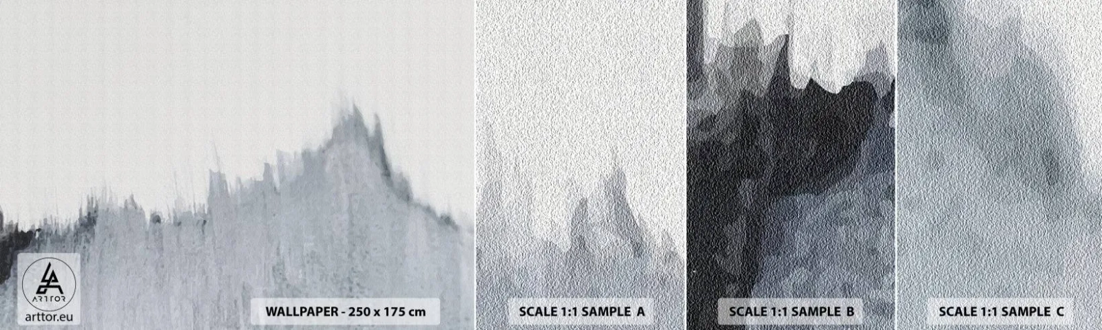 Vzor Fototapety Samolepicí Deluxe Sticker - Tajemný záznam - Minimalismus, Kus, Rozmazat - 100x30 cm