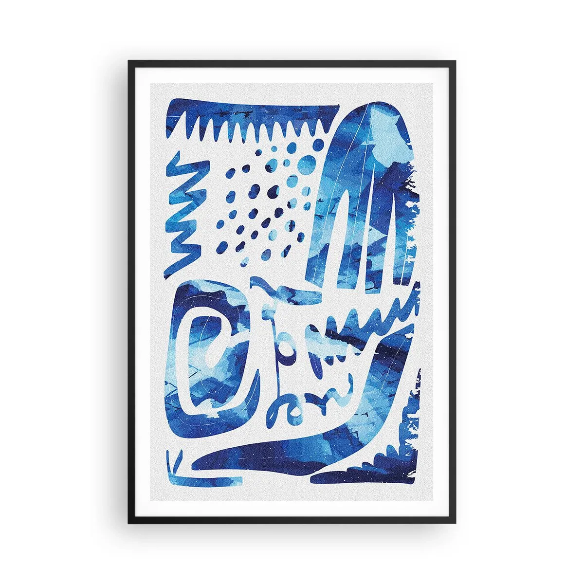 Plakát v černém rámu - Zpět ke kořenům - 70x100 cm