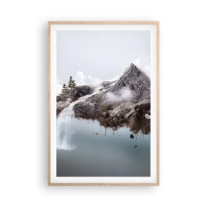 Plakát v rámu světlý dub - Pohled surrealisty - 61x91 cm