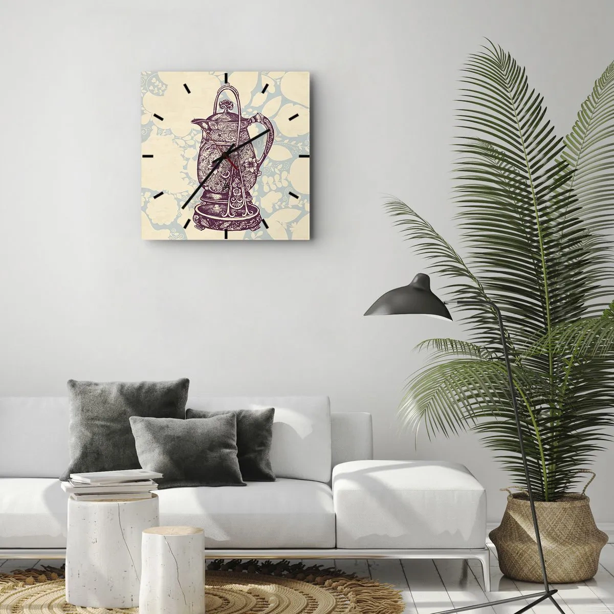 Nástěnné hodiny - Krása všedního dne - 40x40 cm