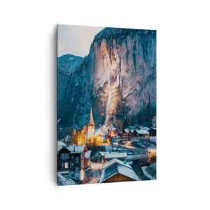 Obraz na plátně - Světlý duch zimy - 70x100 cm