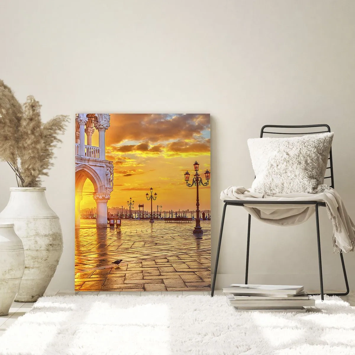 Obraz na skle - Kde jsou všichni? - 50x70 cm