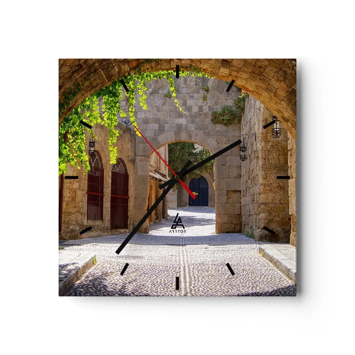 Nástěnné hodiny - Brzy se objeví družina - 40x40 cm