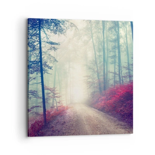 Obraz na plátně - Je dobře vstát s východem slunce - 70x70 cm