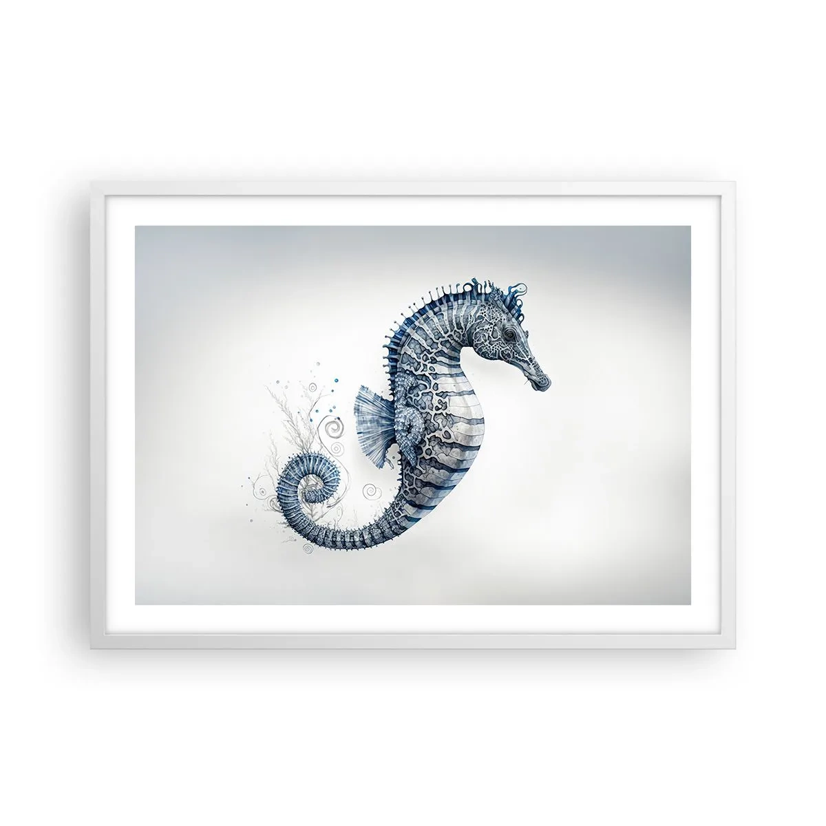 Plakát v bílém rámu - Jemný vtip přírody - 70x50 cm