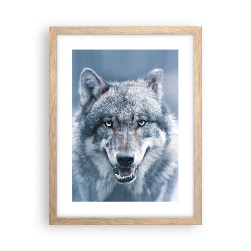 Plakát v rámu světlý dub - Přijmete tuto výzvu? - 30x40 cm