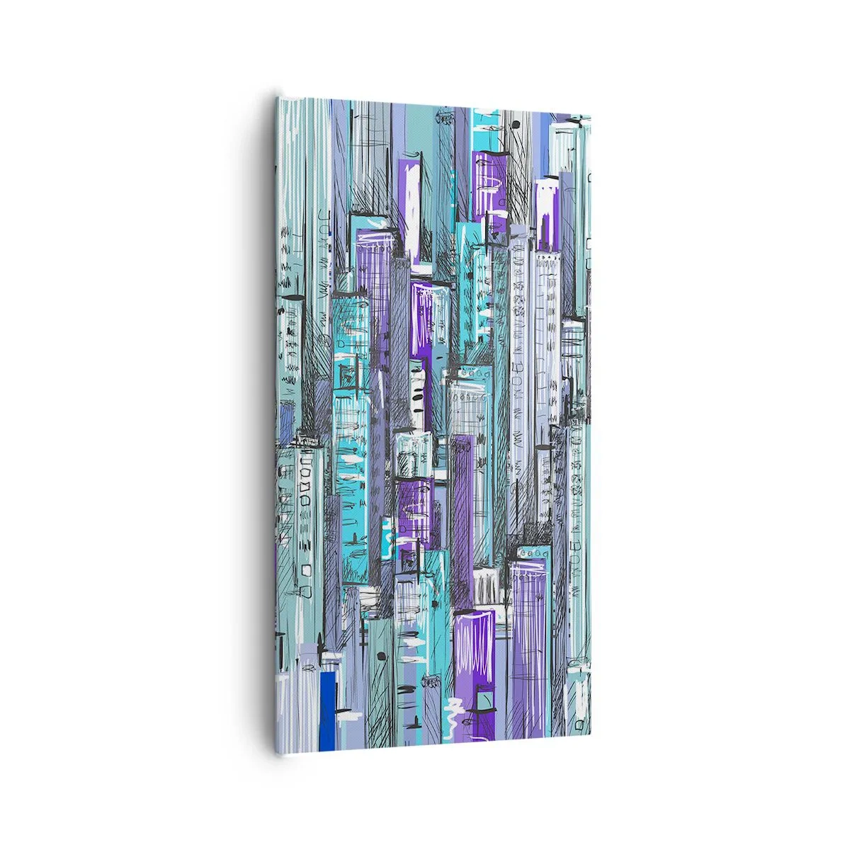 Obraz na plátně - Zmodralé od nebe - 65x120 cm