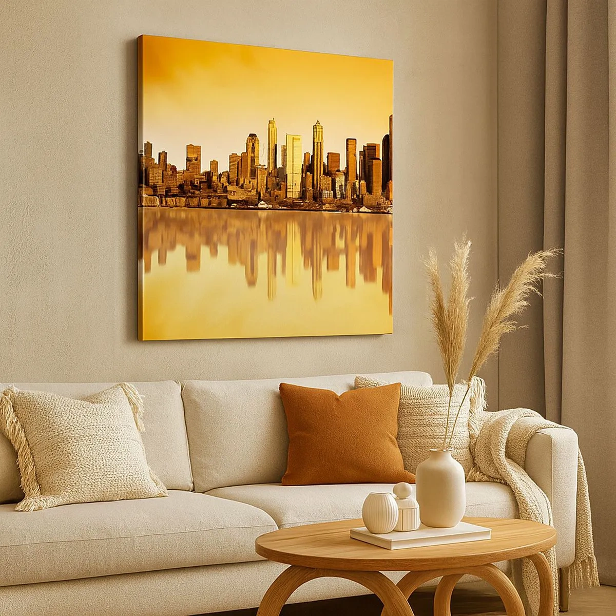 Obraz na plátně - Ticho metropole - 30x30 cm