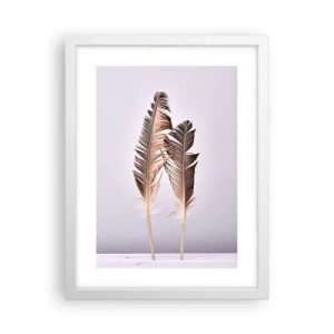 Plakát v bílém rámu - Proti nicotě - 30x40 cm