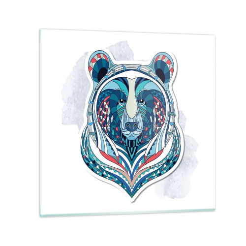 Obraz na skle - Eviva Grenlandia! - 30x30 cm