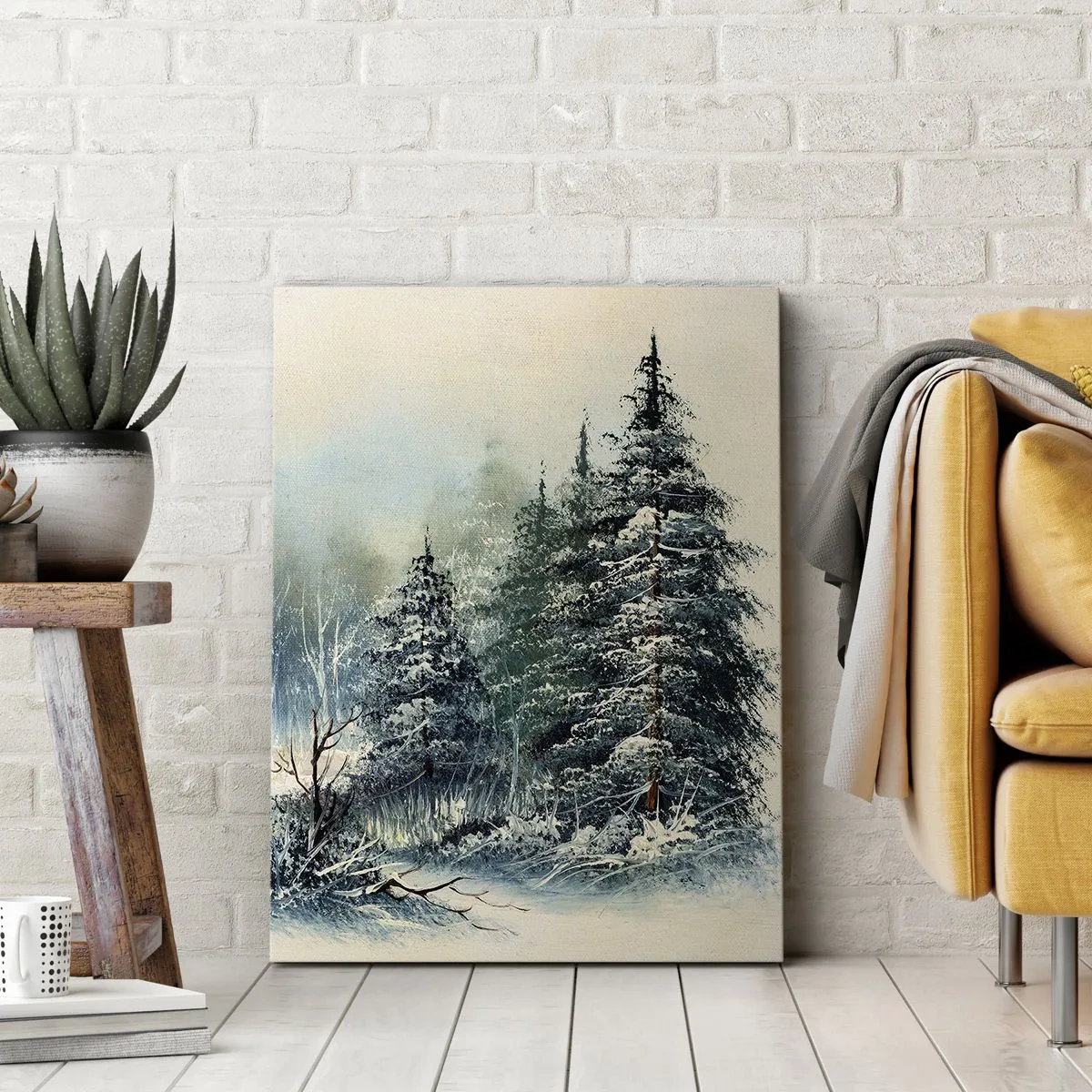 Obraz na plátně - Připravení na Vánoce - 50x70 cm