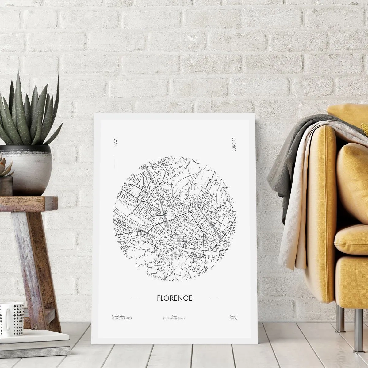 Plakát - Anatomie Florencie - 50x70 cm
