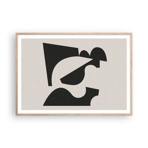 Plakát v rámu světlý dub - K samostatnému ukládání - 100x70 cm