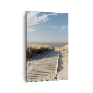 Obraz na plátně - Za dunou, v šumění trávy - 80x120 cm