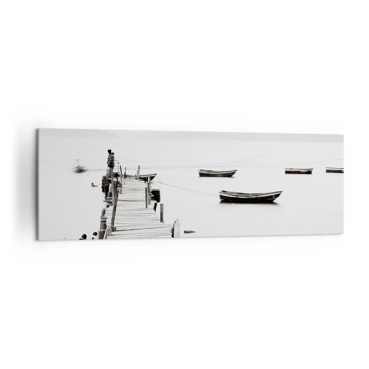 Obraz na plátně - U tiché a čisté vody - 160x50 cm