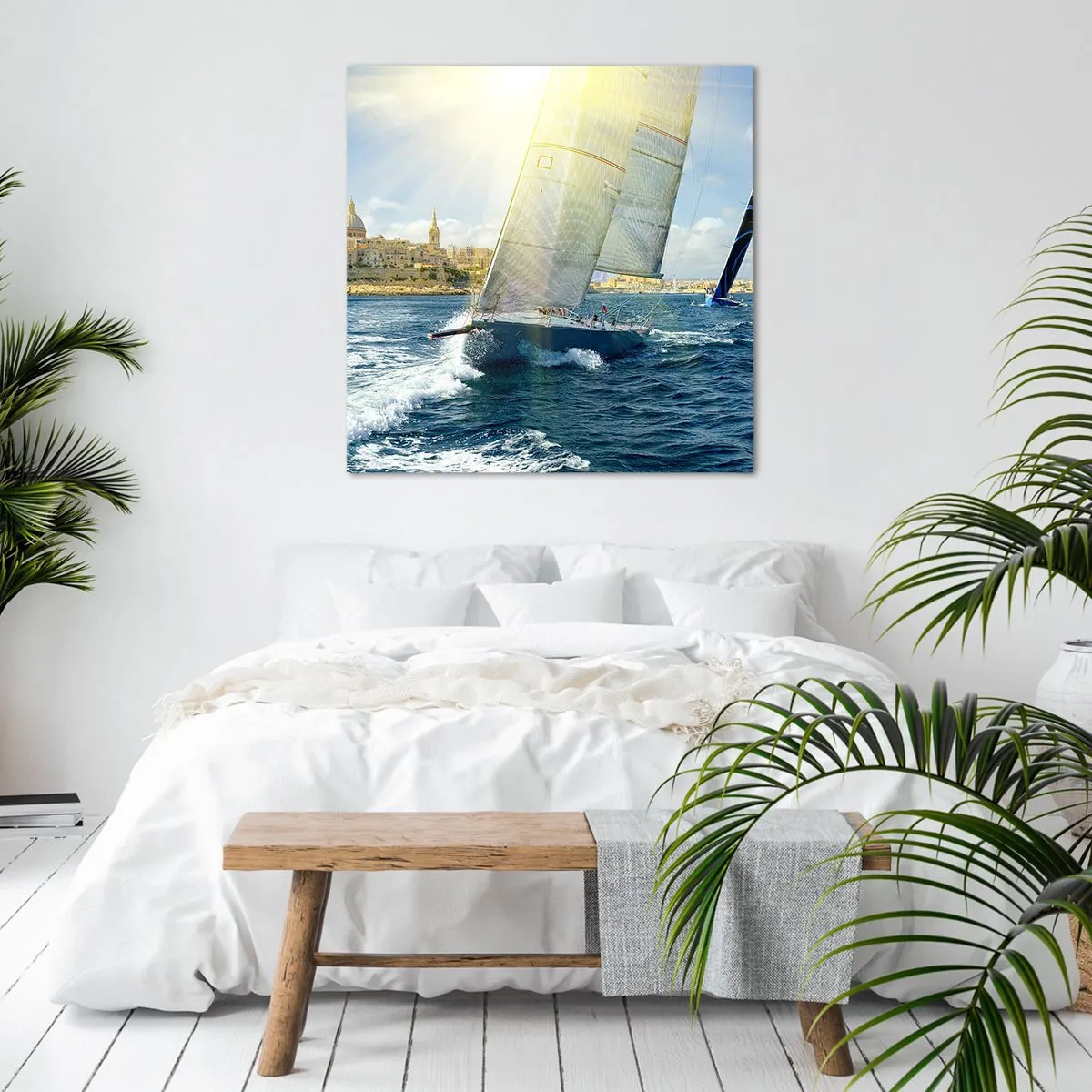 Obraz na plátně - Čas odjet z města - 50x50 cm