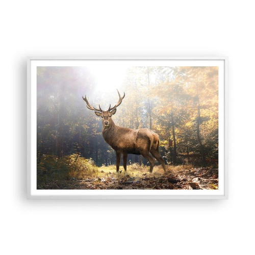 Plakát v bílém rámu - Plné důstojnosti - 100x70 cm