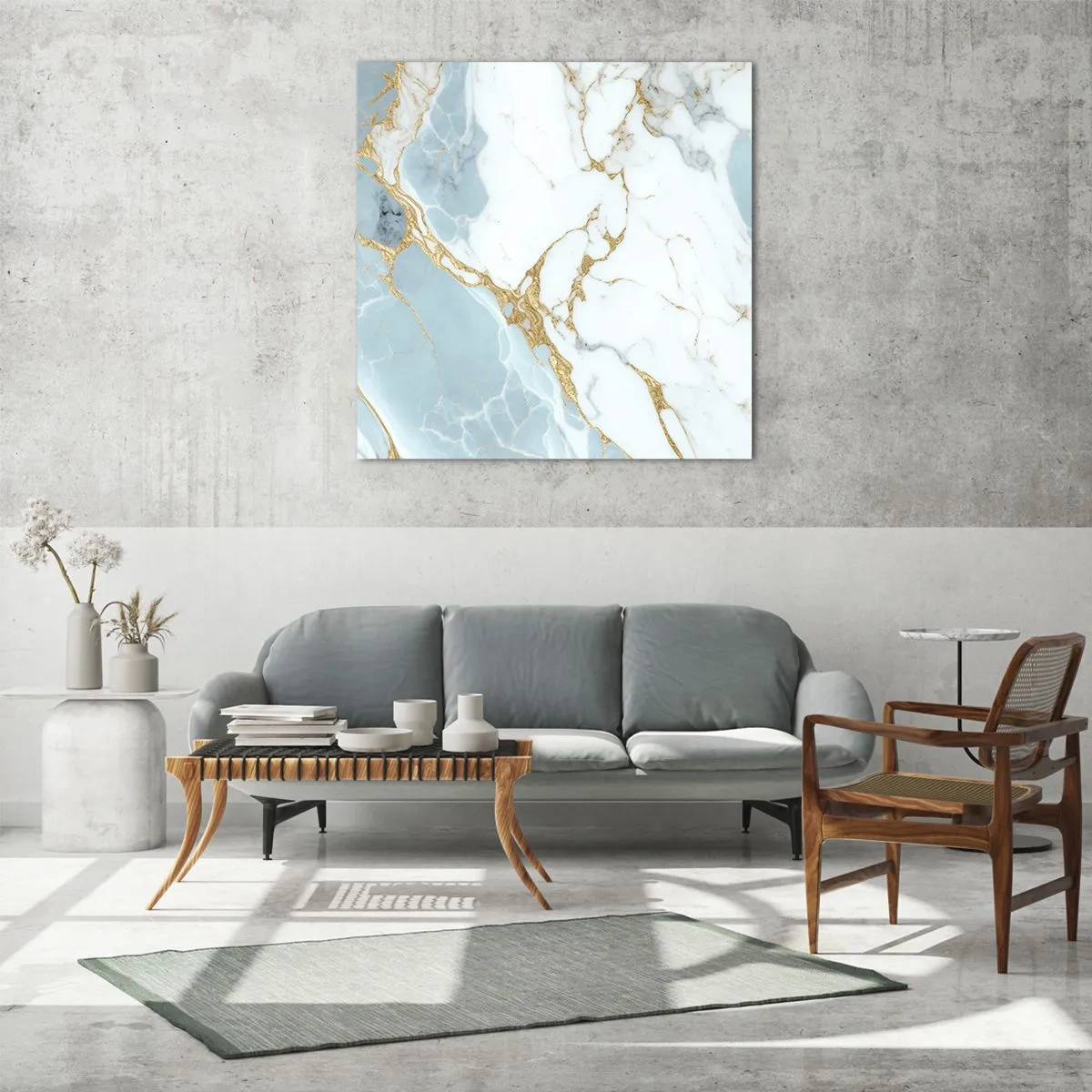 Obraz na skle - Bohatství kamene - 40x40 cm