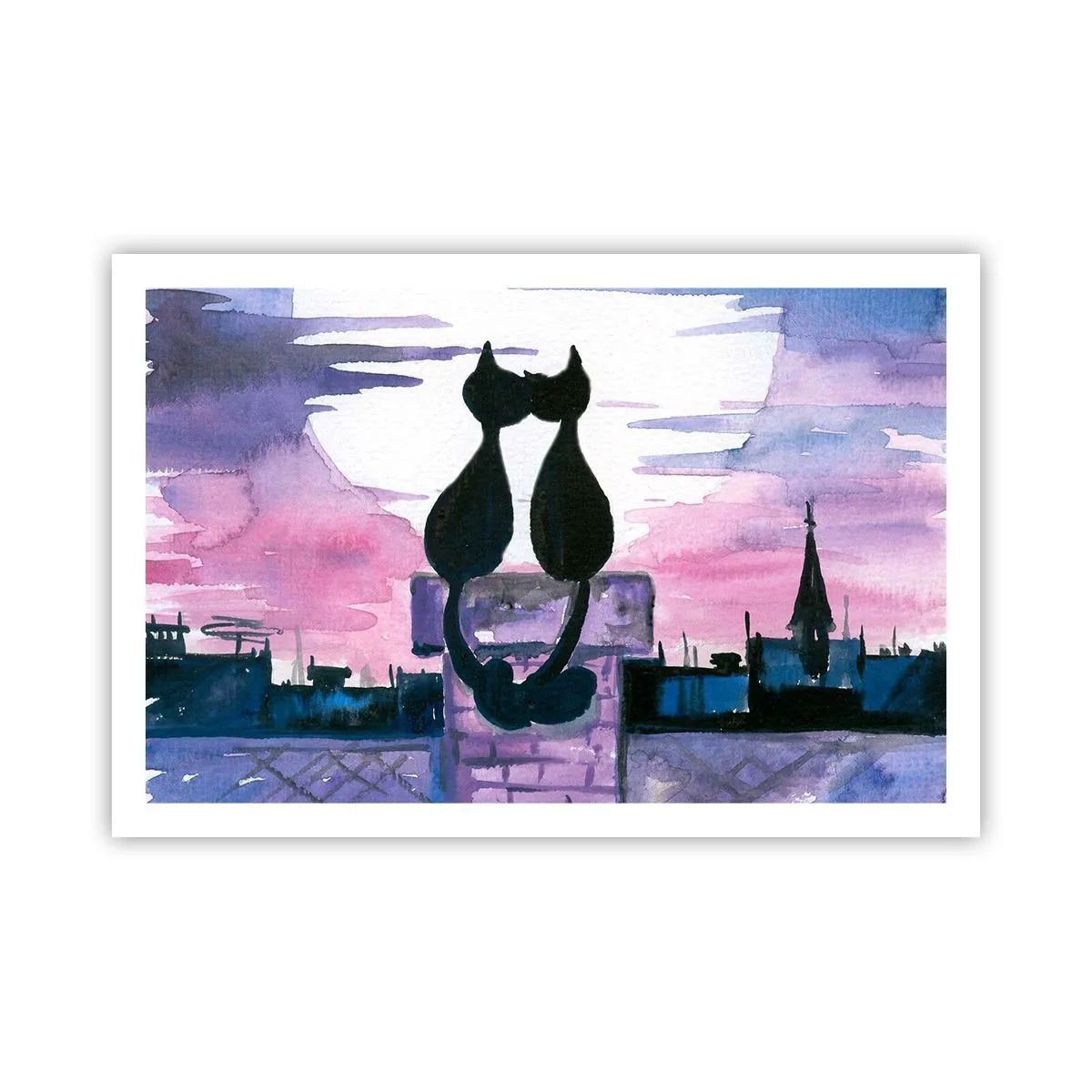 Plakát - Rendez-vous pod měsíčkem - 91x61 cm