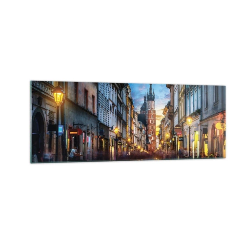 Obraz na skle - Krakovský půvab - 140x50 cm