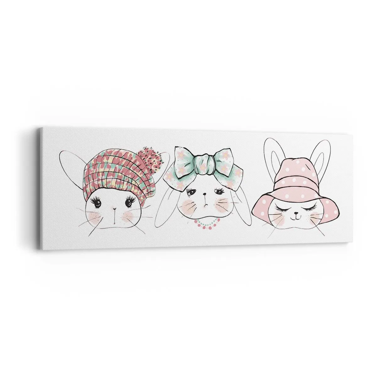 Obraz na plátně - Zamyšlená, smutná, spokojená - 90x30 cm