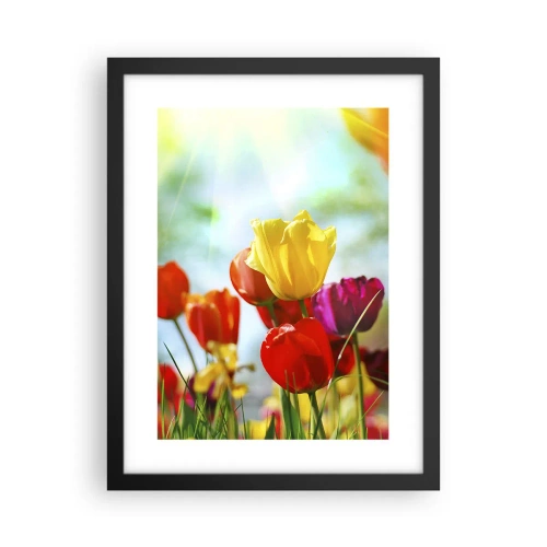 Plakát v černém rámu - Všechny barvy slunce - 30x40 cm