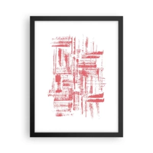 Plakát v černém rámu - Červené město - 30x40 cm