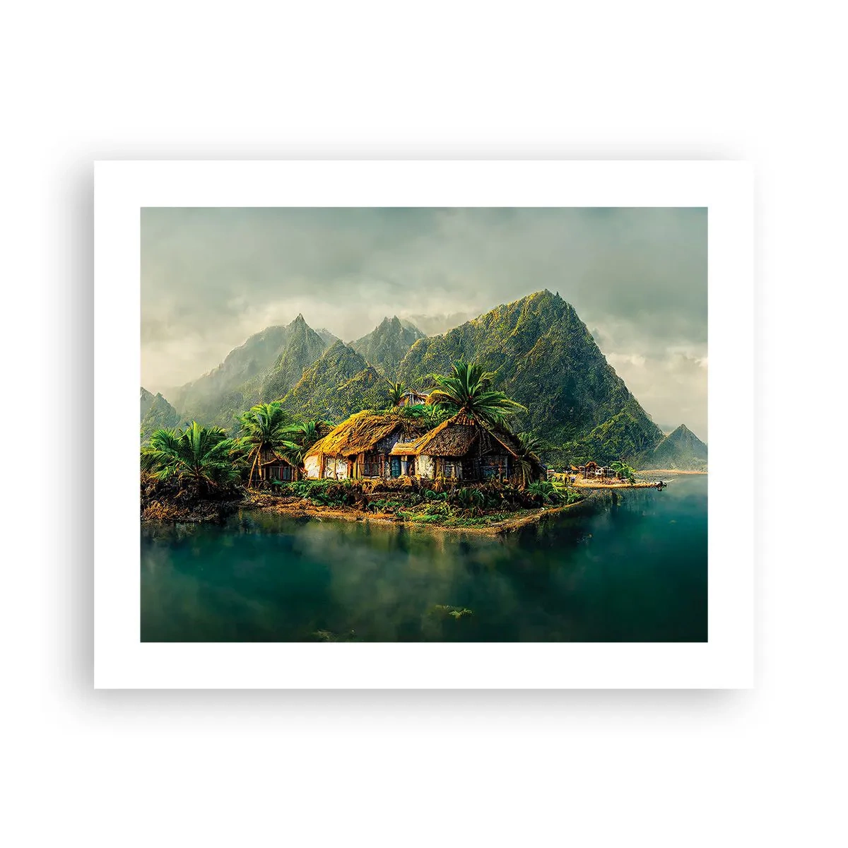 Plakát - Tropický ráj - 50x40 cm