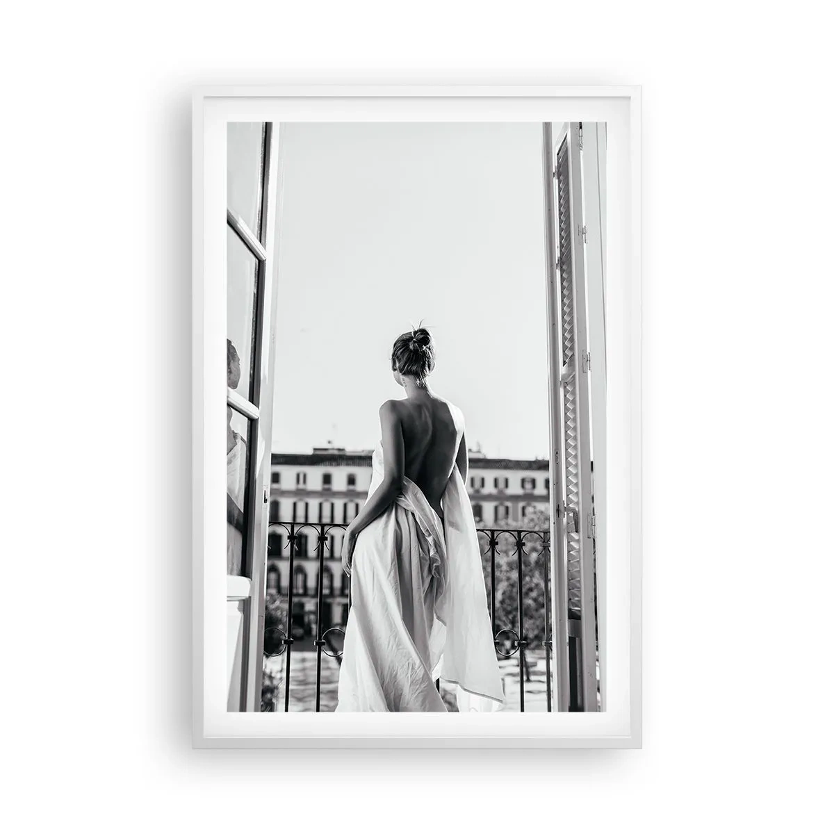 Plakát v bílém rámu - Probuzení smyslů - 61x91 cm