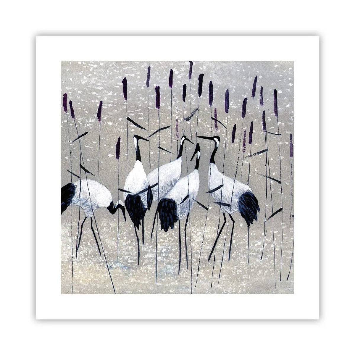 Plakát - Mezi svými - 40x40 cm