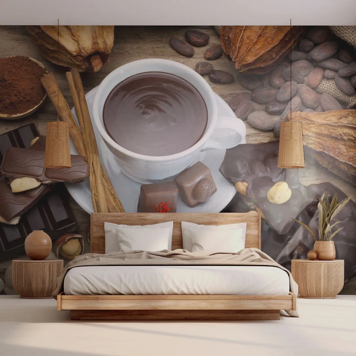 Fototapeta Samolepicí Deluxe Sticker - Z pohádkové továrny na čokoládu - Gastronomie, Čokoláda, Káva - 250x175 cm
