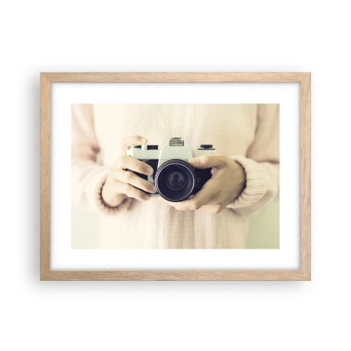 Plakát v rámu světlý dub - Pro více informací… - 40x30 cm