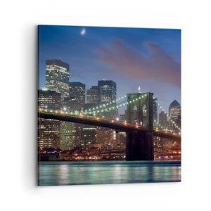 Obraz na plátně - Rozjařená noc - 70x70 cm